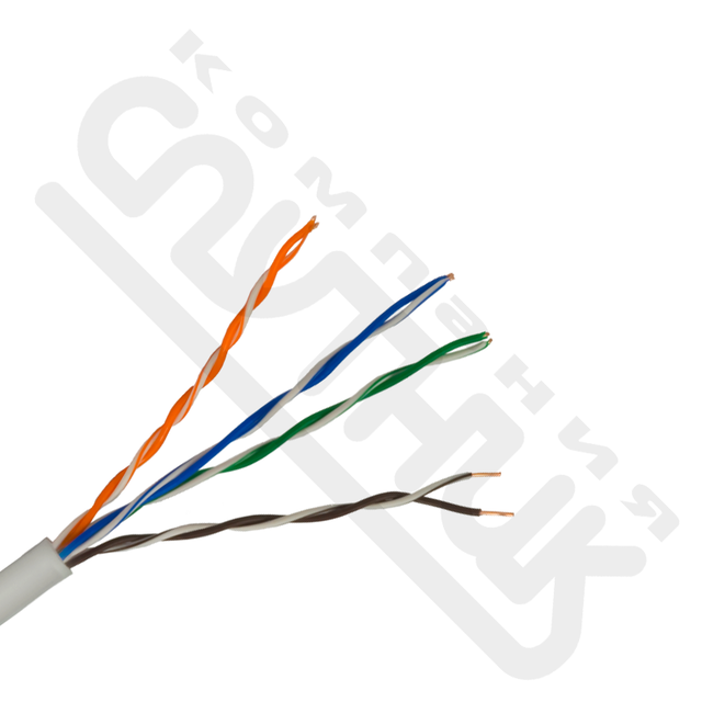 Кабель DIVISAT (С) UTP 4PR 24AWG Cu CAT 5e, PVC (0.51) 305м 
