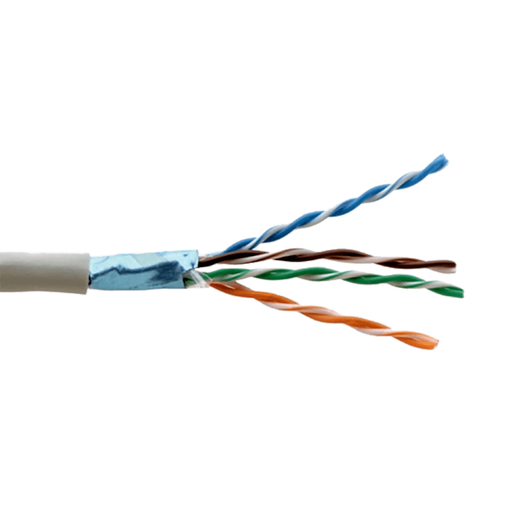 Кабель DIVISAT FTP 4PR 24AWG Cu CAT 5e. PVC (0.52) 305м.