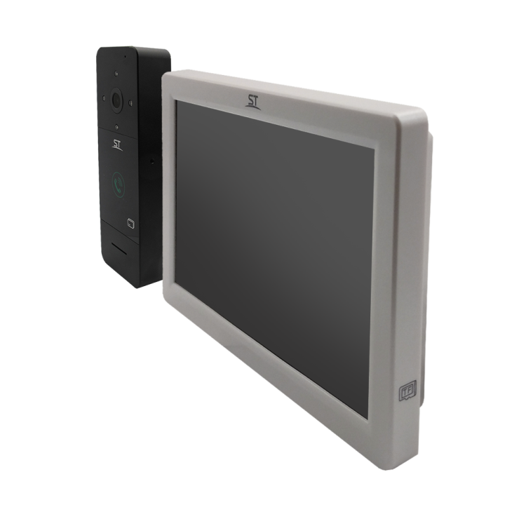 Домофон ST-MР300/7 серия «Земля» БЕЛЫЙ  